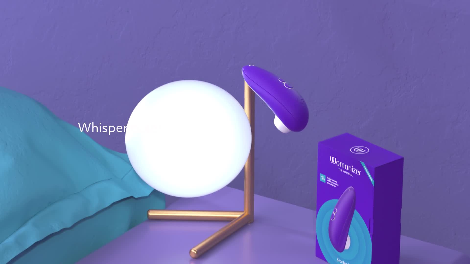 Видеообзор к товару: Бесконтактный клиторальный стимулятор «Starlet 3» цвет бирюзовый, Womanizer WZ231SG8