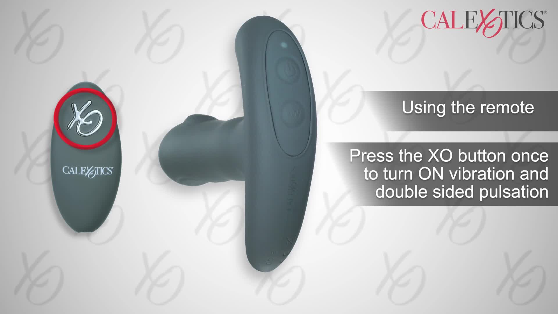 Видеообзор товара: Мужской анальный вибромассажер простаты на пульте управления «Eclipse Remote Control Dual Pulsating Probe» с двусторонней пульсацией, цвет черный, Calexotics SE-0436-86-3