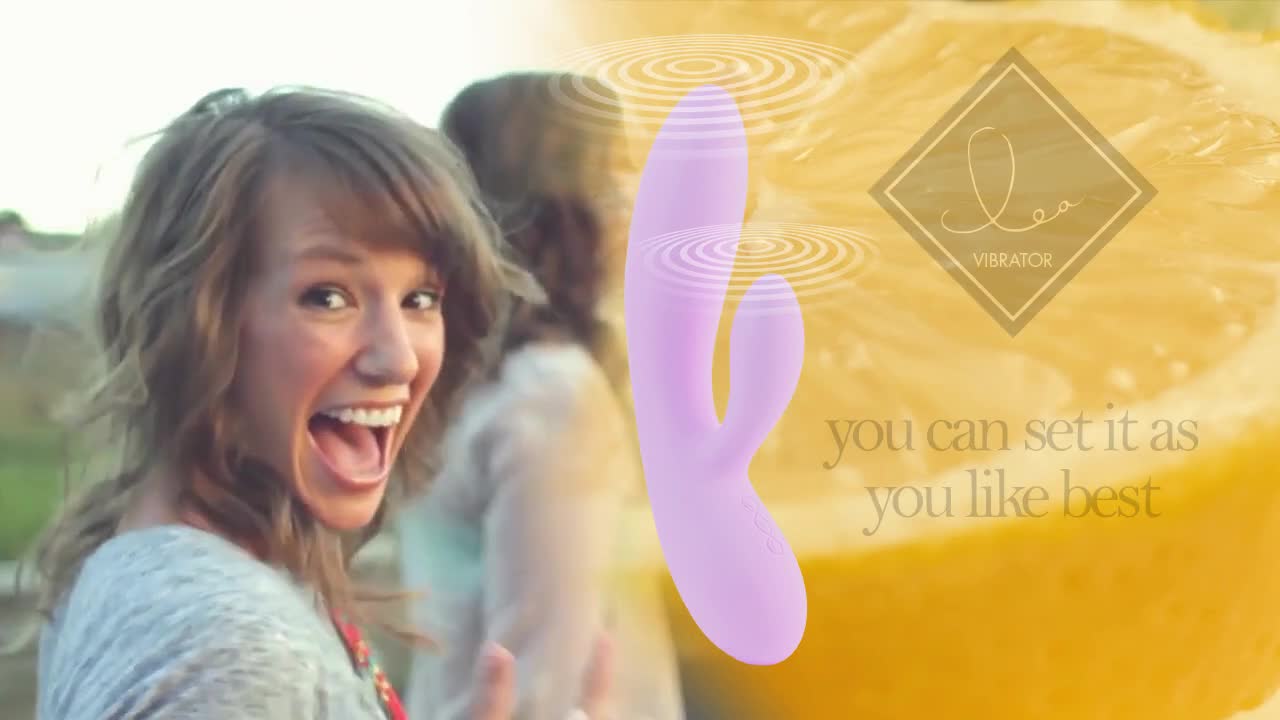 Видеообзор товара: Вибромассажер с двумя независимыми моторами «Lea Rabbit Vibrator Citrus», цвет бежевый, FeelzToys FLZ-E27800