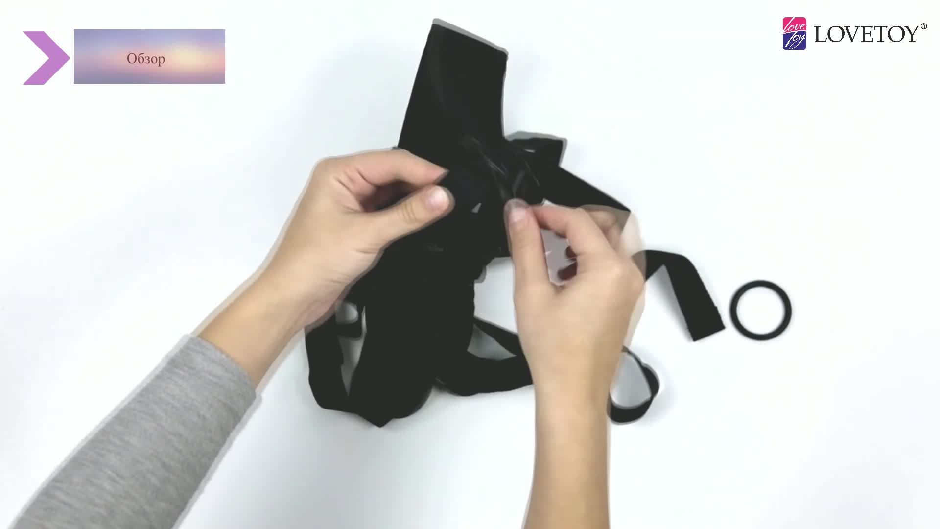 Видеообзор товара: Пояс страпон-харнесс «BEST UNI strap» с 2 сменными насадками, 18 и 22 см, Lovetoy 530803