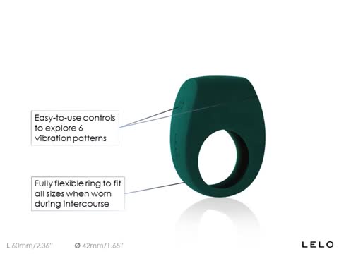 Видеообзор товара: Эрекционное кольцо премиум класса с вибрацией «Tor 2» от компании Lelo, цвет черный, LEL1127