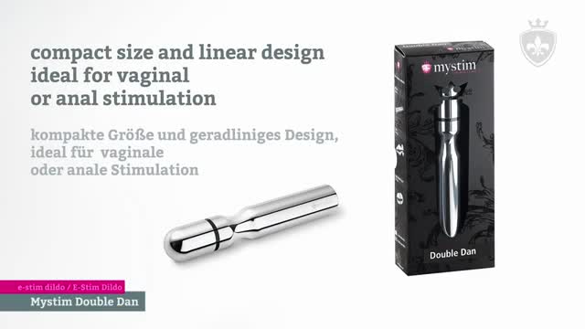 Видеообзор товара: Mystim «Double Dan» электростимулятор унисекс фалоимитатор