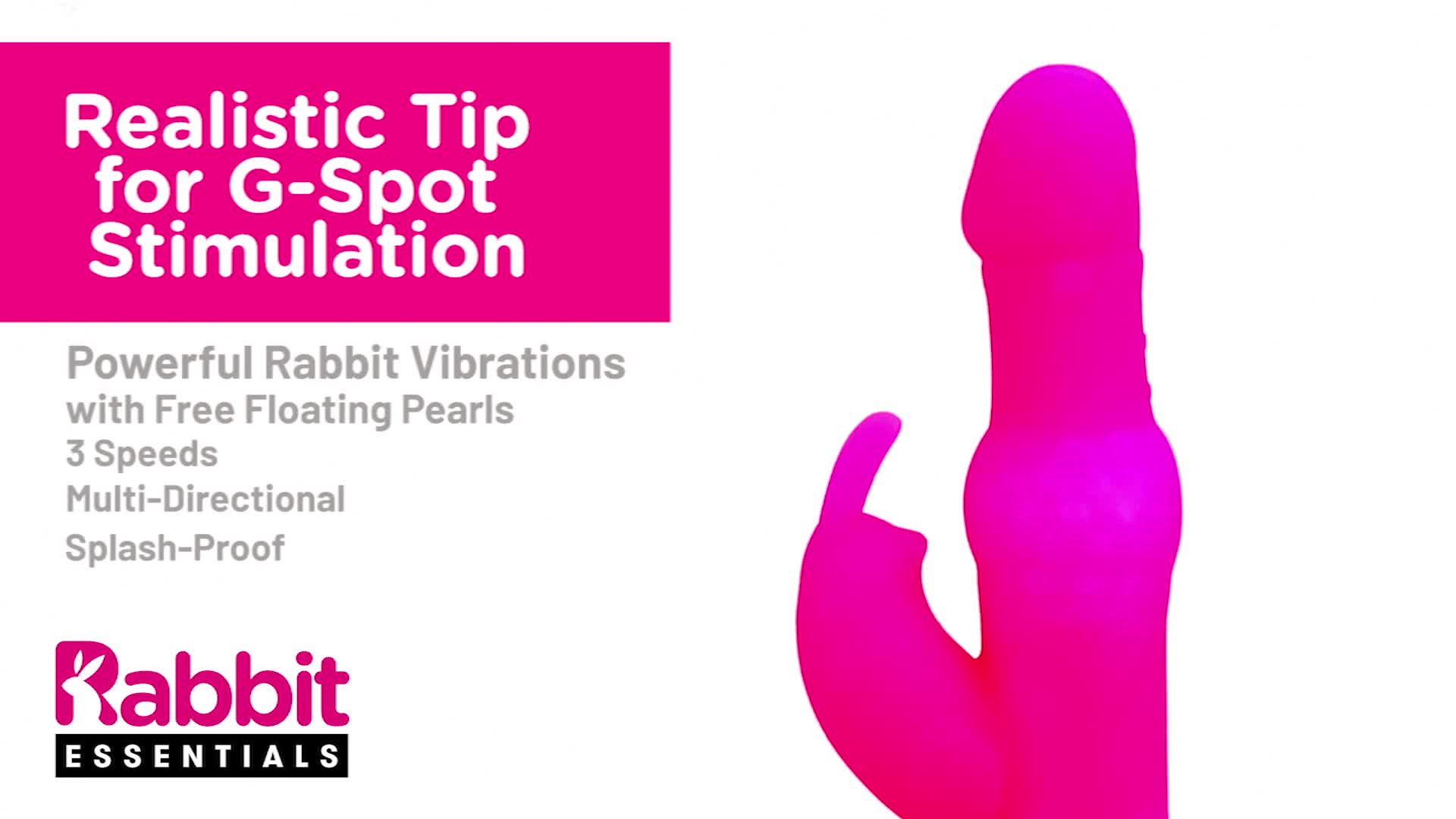 Видеообзор товара: Вибратор-кролик для женщин «Pearls Rabbit Vibrator» с вращающимися шариками от компании Rabbit Essentials, цвет фиолетовый, RR-002-PUR