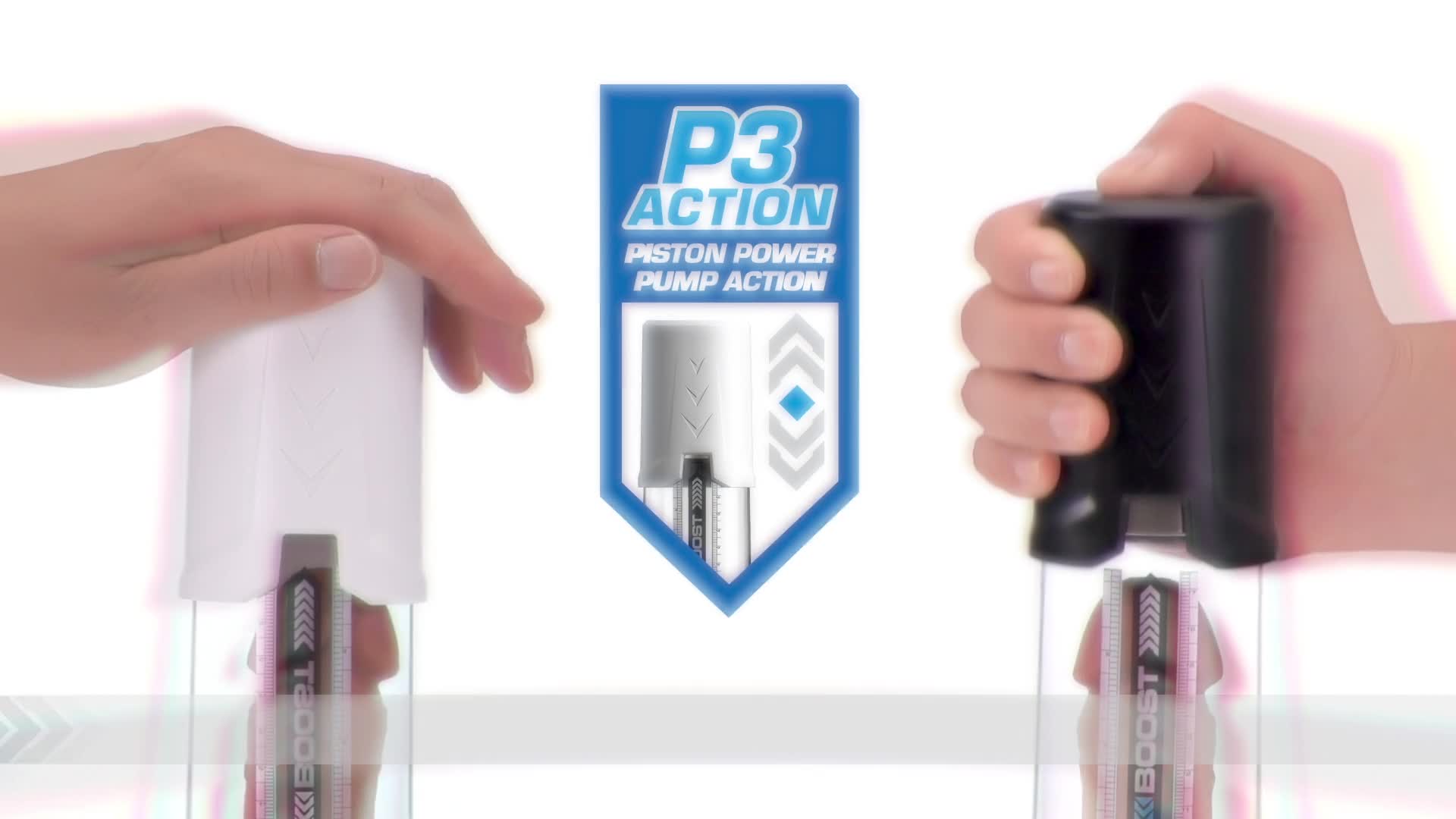 Видеообзор к товару: Помпа вакуумная мужская «Max Boost», цвет белый, Pipedream 3249-19 PD