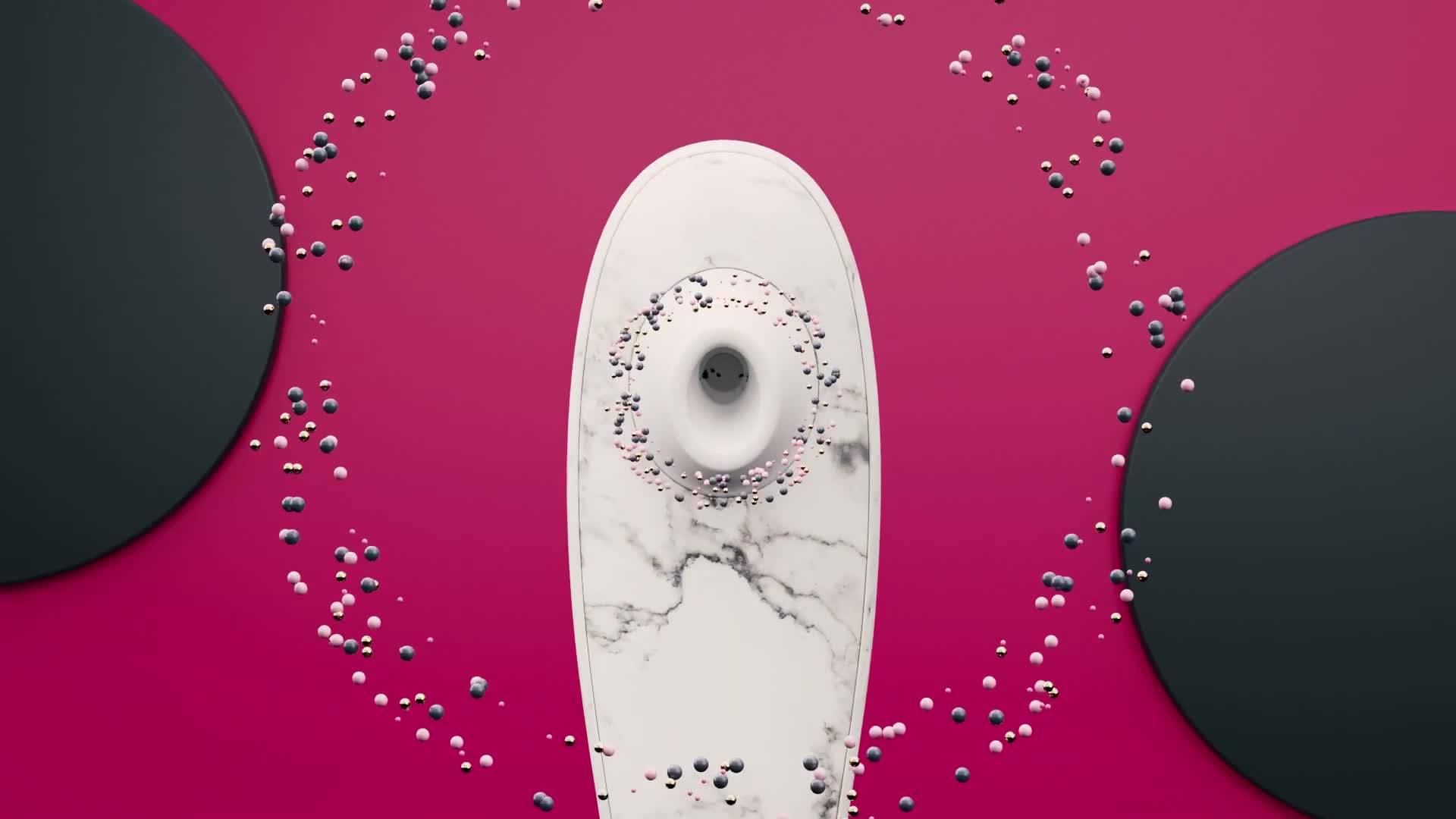 Видеообзор товара: Мраморно-белый клиторальный стимулятор «Marilyn Monroe», Womanizer WZ222SG2