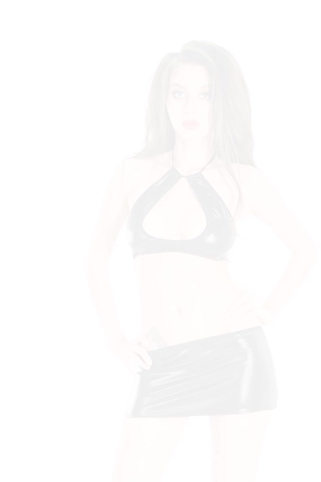 Видеообзор товара: Комплект топ и юбочка «Brianna» из материала wetlook, размер S, цвет черный, Erolanta 955027-S