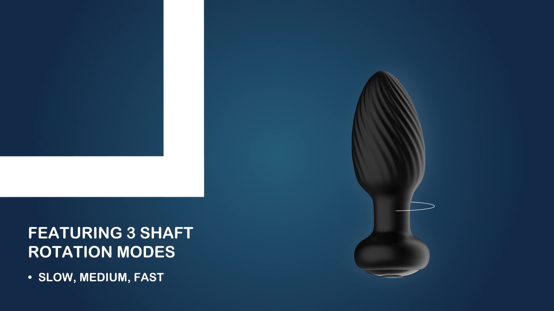 Видеообзор товара: Анальная вибровтулка «Nexus Tornado Extra Large» с функцией вращения, черная, силикон, TOR004