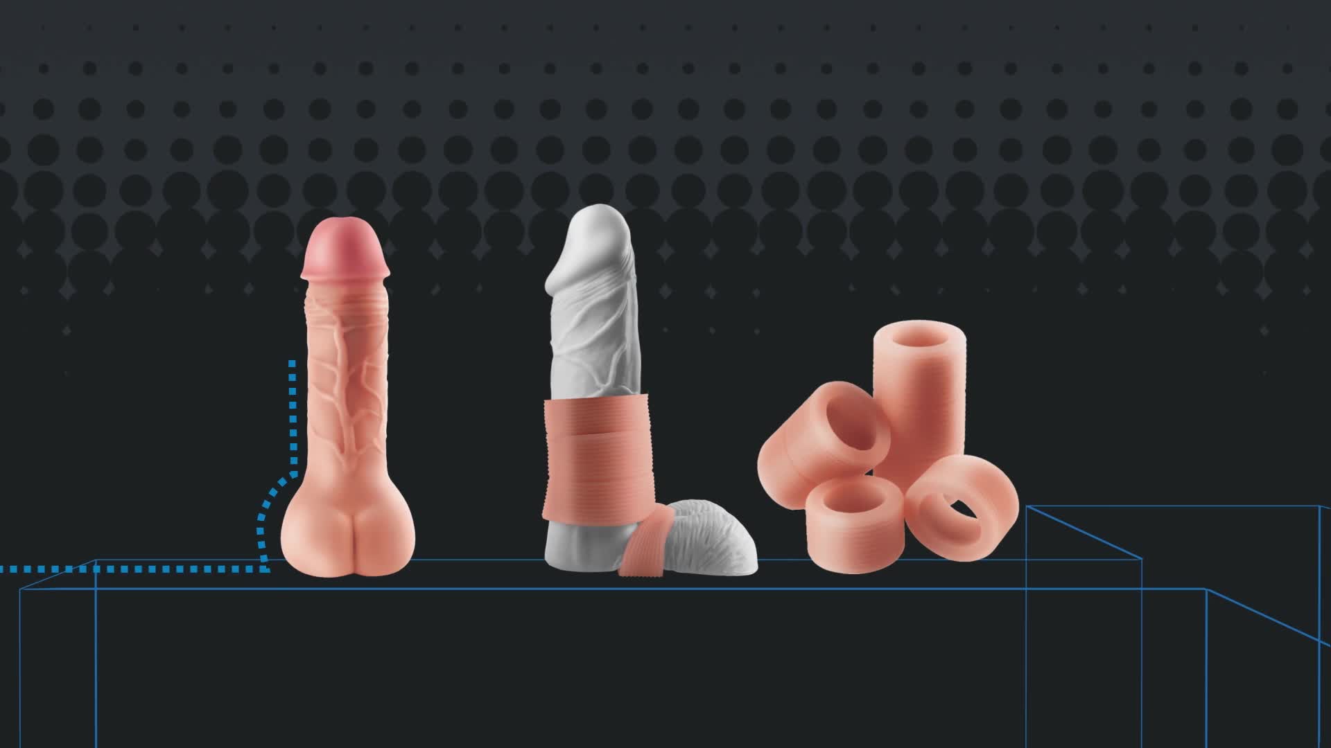 Видеообзор товара: Реалистичный фаллопротез PipeDream «Silicone Hollow Extension» премиум качества, длина 20 см, цвет телесный, 4127-21 PD