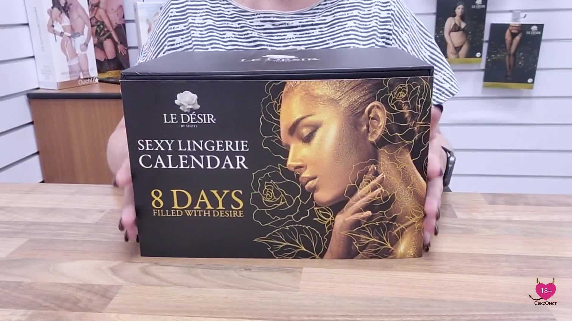 Подарочный набор «Le Desir Sexy Lingerie Calender» размер One Size Plus,  Shots Media DESCAL002, видео, 150628 - купить в СексФист