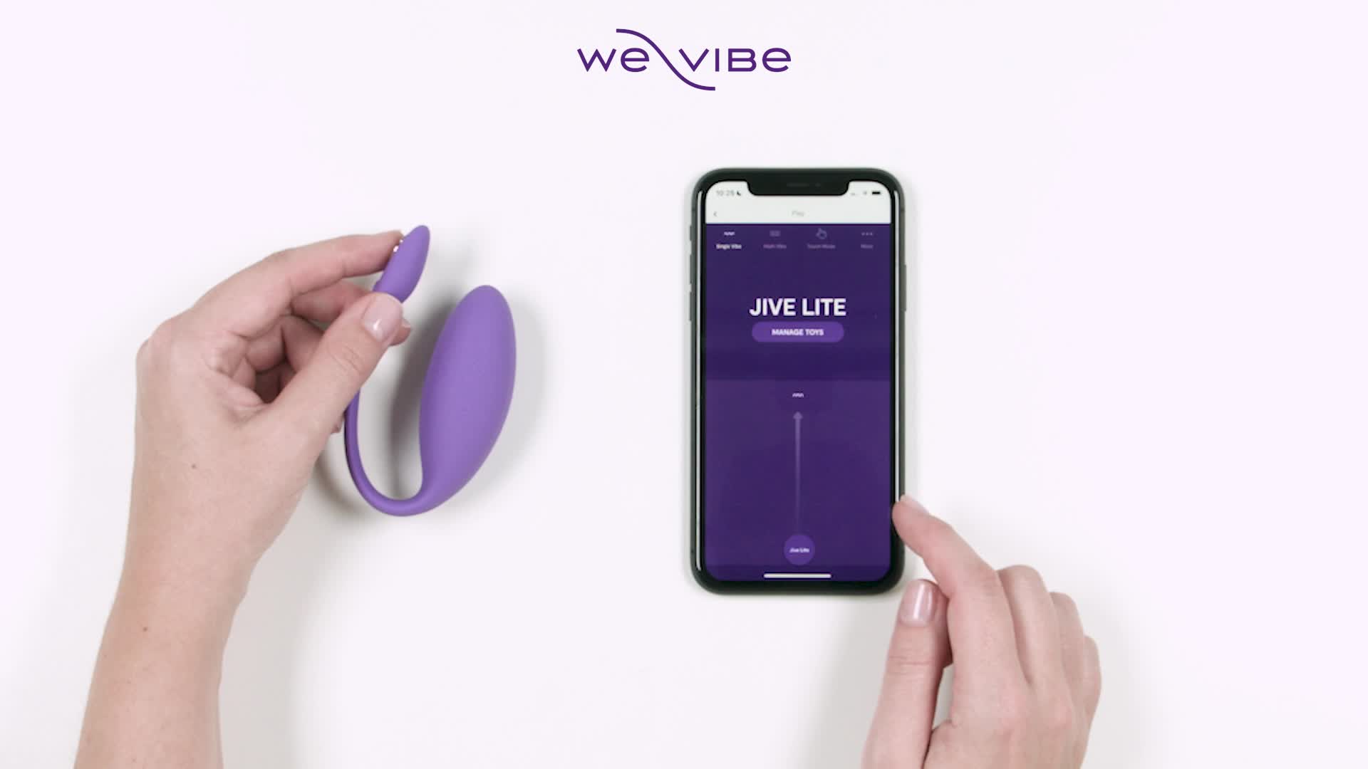 Видеообзор товара: Вибратор для ношения «Jive Lite» с дистанционным управлением, цвет фиолетовый, We-Vibe SNJV3SG4