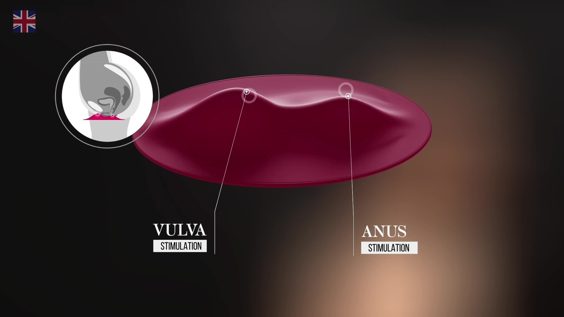 Видеообзор товара: Вибрирующая подушка с пультом ДУ «Vibepad», цвет малиновый, Orion 5947330000